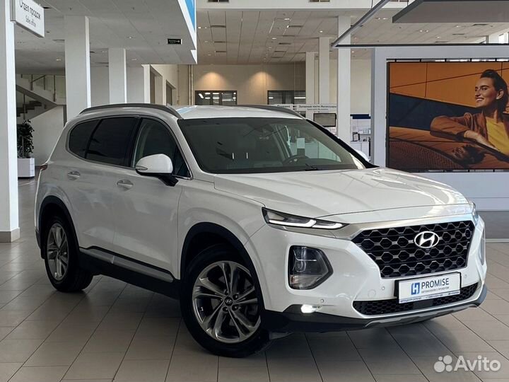 Hyundai Santa Fe 2.2 AT, 2018, 138 527 км