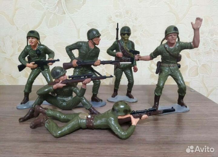 Солдатики Marx. Комбаты. 150 мм
