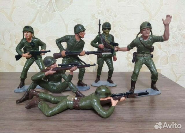 Солдатики Marx. Комбаты. 150 мм