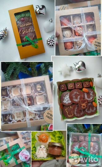 Новогодний подарок из шоколада