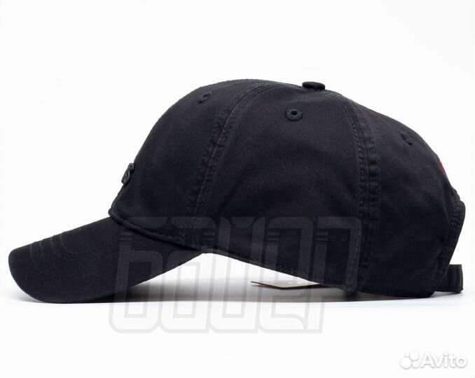 Кепка бейсболка Hugo Boss чёрная мягкая