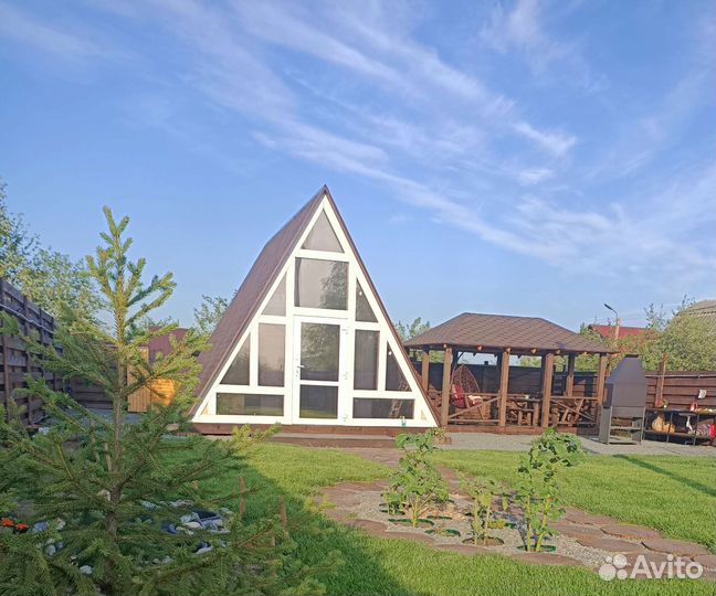 Аренда домика с беседкой и мангалом