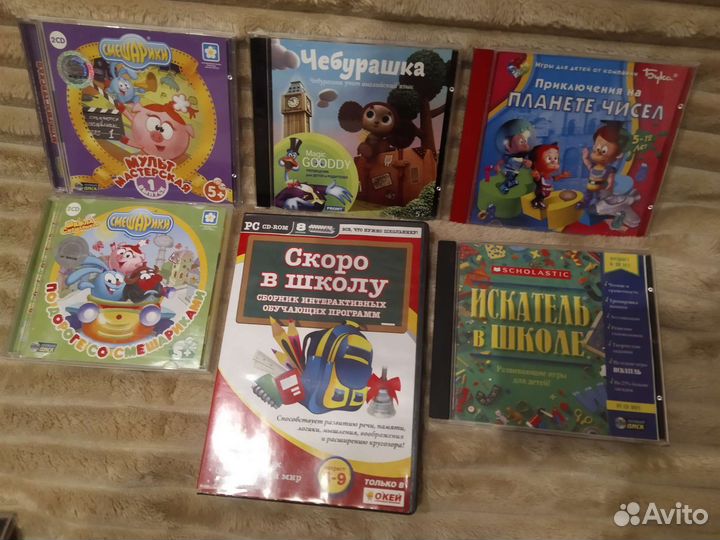 Обучающие игры на пк 60 р за диск