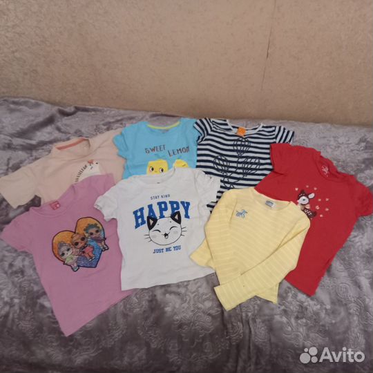 Вещи на девочку пакетом 98 -104, 110