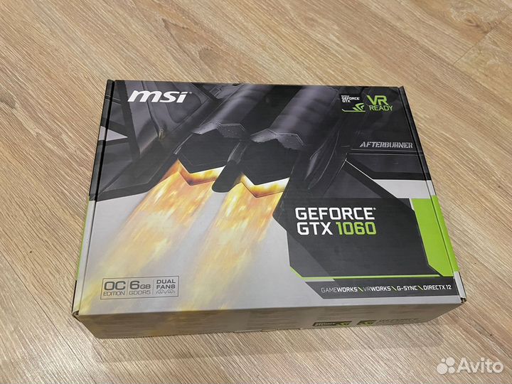Видеокарта MSI GTX 1060 6Gb