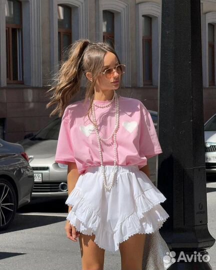 Юбка с рюшами 42-48