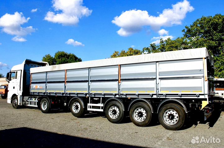 Полуприцеп зерновоз FOX Trailer Зерновоз-бортовой 4 оси, 2024