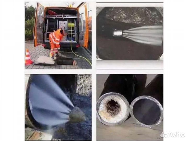Прочистка канализации Устранение засоров