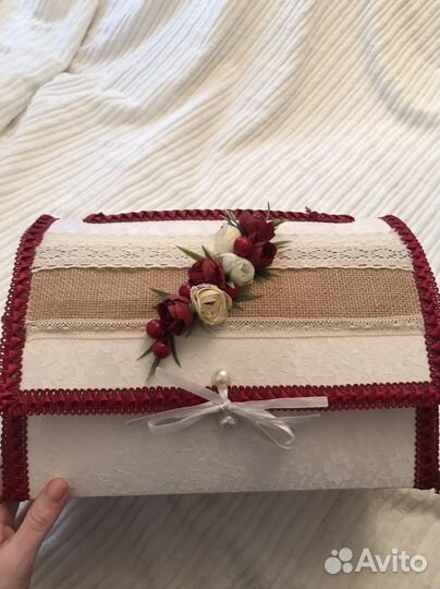 Свадебная коробка под деньги