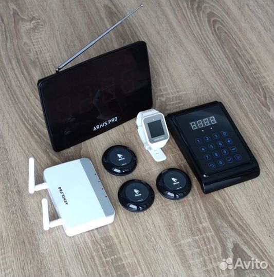 Кнопка вызова официанта, персонала беспроводная