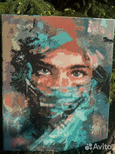 Алмазная мозаика (готовая работа )