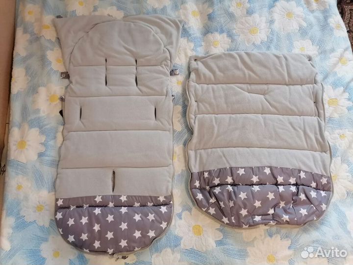 Теплый конверт в коляску до 3 лет