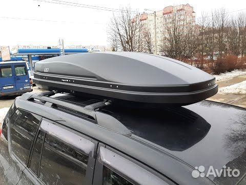 Автобокс ED Магнум 580 л на LADA Kalina