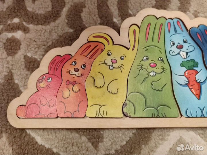 Рамка-вкладыш Зайчики