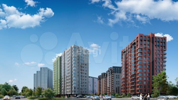 2-к. квартира, 60,9 м², 8/15 эт.