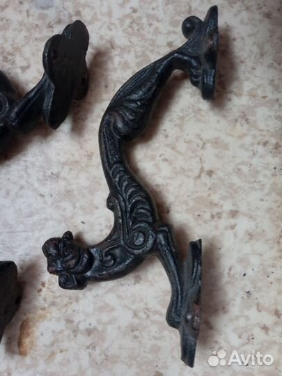 Ручки дверные чугунные ретро