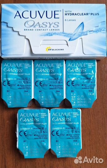 Линзы контактные acuvue oasys двухнедельные