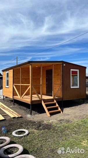 Каркасный дачный домик