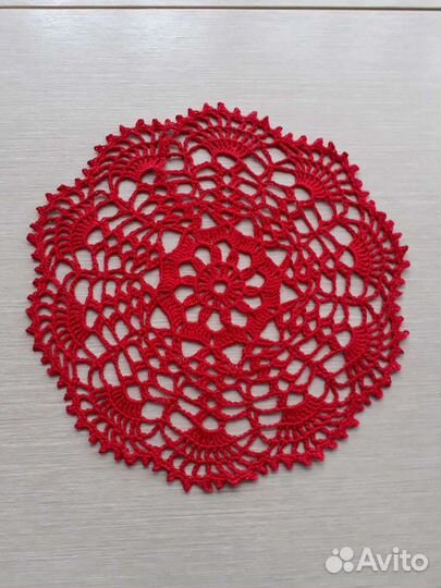 Салфетки ажурные вязаные