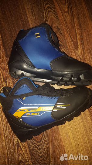 Лыжные ботинки trek quest SNS для лыж полуавтомат