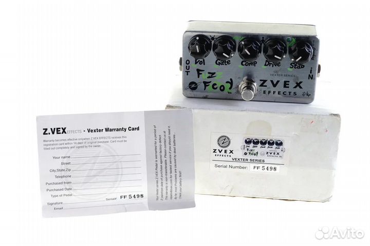 Гитарная педаль ZVex Fuzz Factory