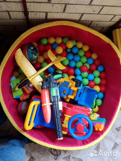 Сухой бассейн с шариками бу