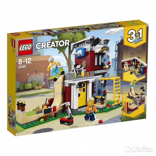Lego оригигал Скейт-площадка Creator (31081)