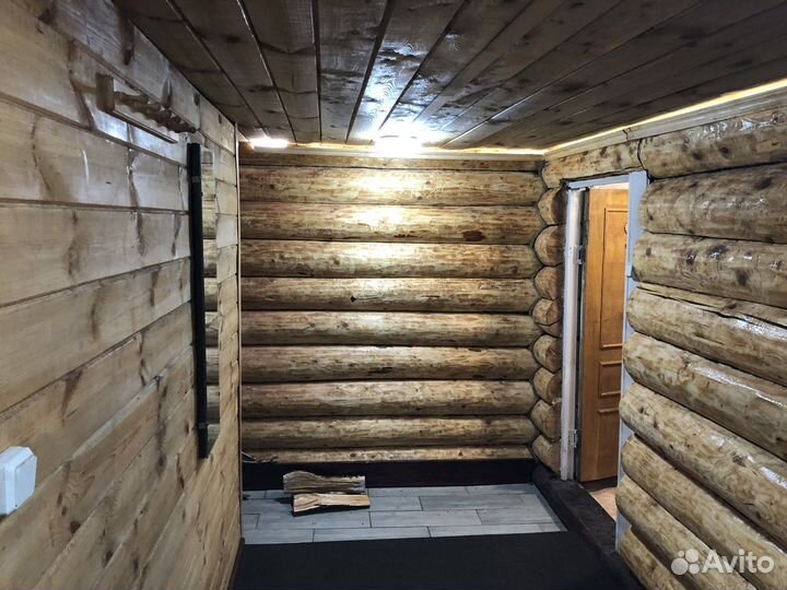 Русская баня на дровах