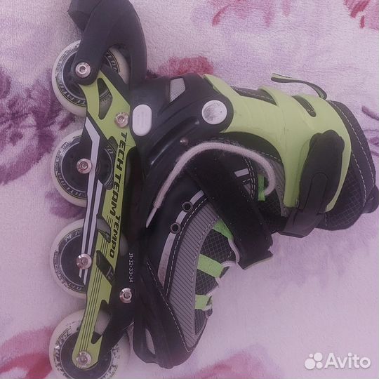 Коньки роликовые раздвижные 31-34