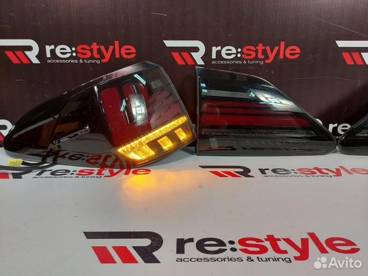 Стопы Lexus RX350 12-15г LED Пепельные