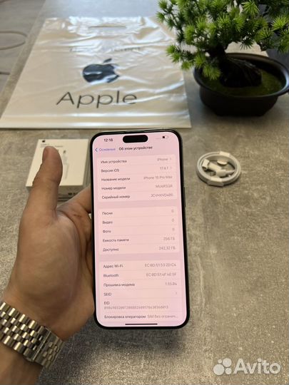 iPhone 15 Pro Max, 256 ГБ
