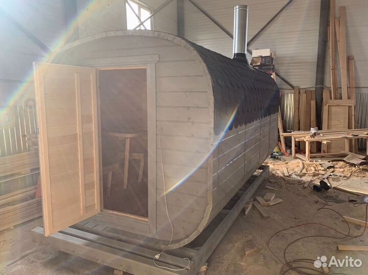 Бани-бочки квадро в наличии