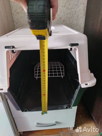 Переноска для кошек пластиковая бу