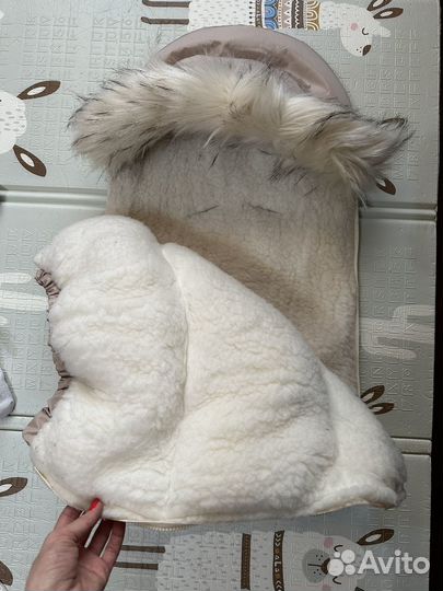 Зимний конверт в коляску