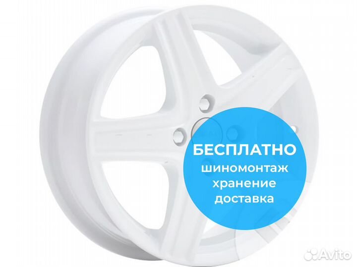 R14 4x100 5,5J ET49 D56,6 Скад Магнум White
