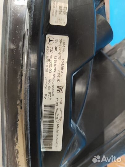 Фара правая Mercedes GLK class Х204 2008