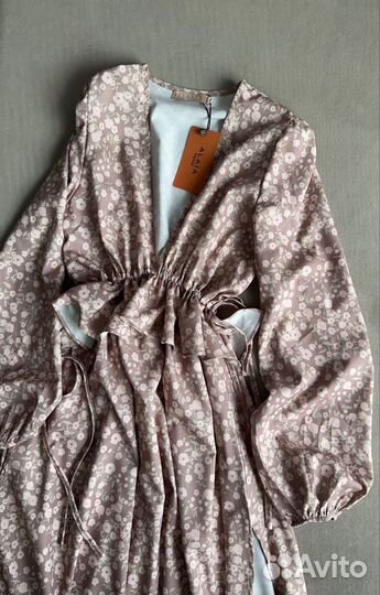 Платье женское макси с вырезом S-XL