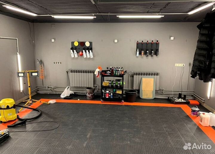 Модульные полы для гаража