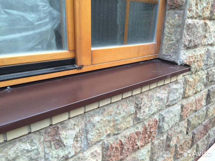 Отделка окон подоконники откосы пороги отливы