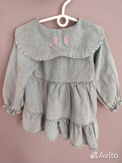 Джинсовое платье для девочки