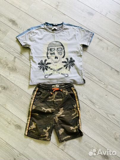 Шорты+майки Zara 128