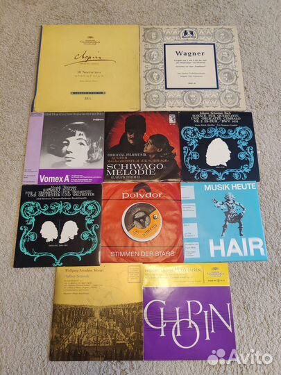 Виниловые пластинки классика Германия