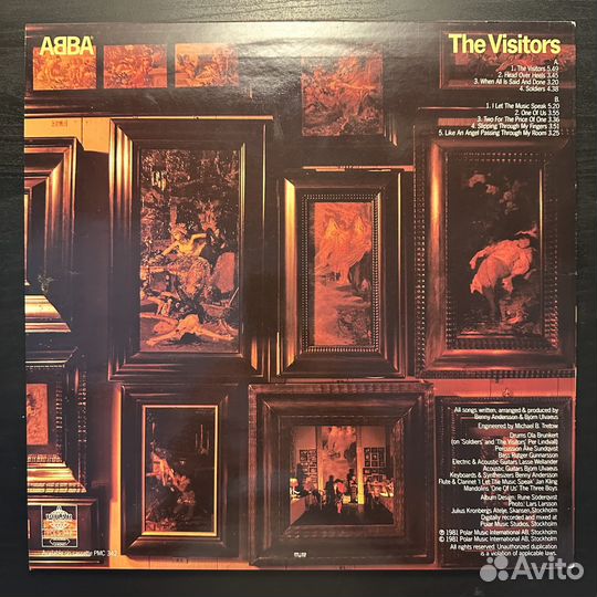 Abba – The Visitors (Швеция 1981г.)