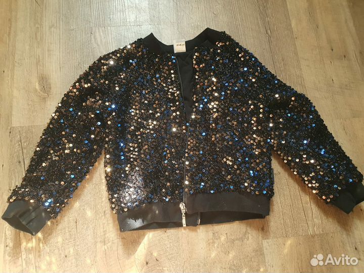 Кофта для девочки 116 с блестками
