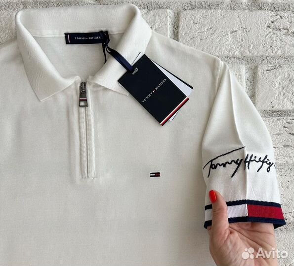 Поло вязаное мужское Tommy Hilfiger