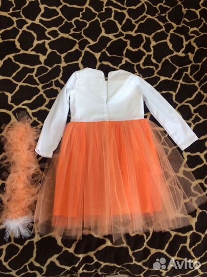 Детский костюм белочка/лисичка на 3-4 года