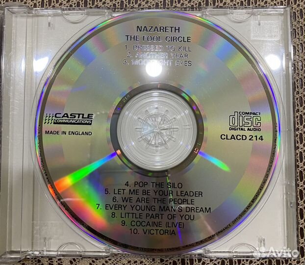 CD фирменные: Nazareth, Mark Knopfler