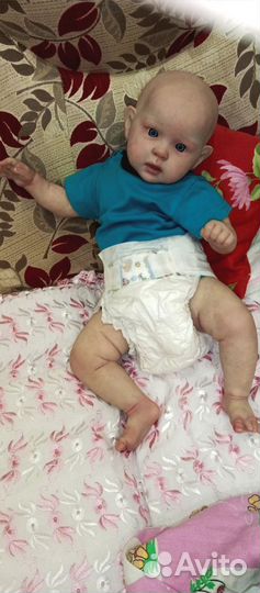 Кукла Реборн ручной работы 55см