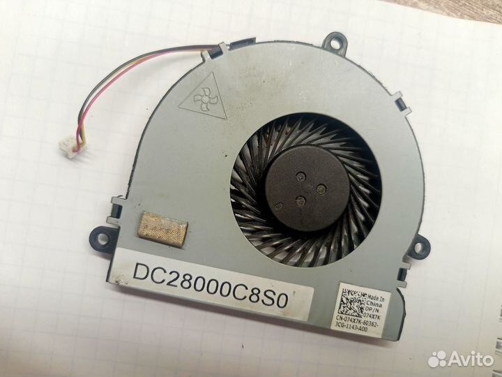 Вентилятор ноутбука Dell Inspiron 15R 3521 3721