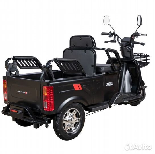 Электроскутер white siberia sibtrike MAX 2000W